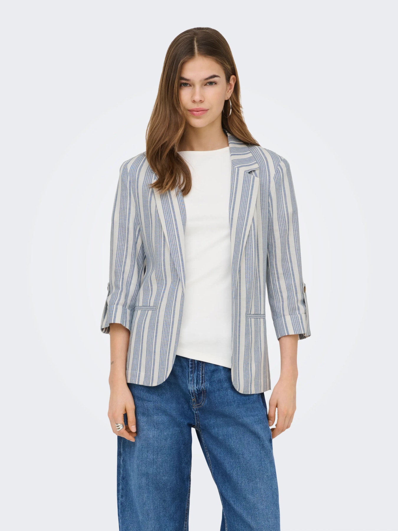 Goa Half Sleeve Linen Blend Blazer