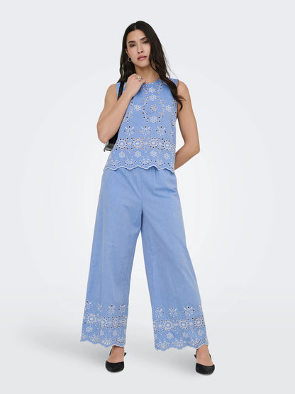 Marina Embroidered Trousers