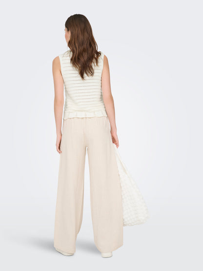 Tanja Sleeveless O-Neck Top