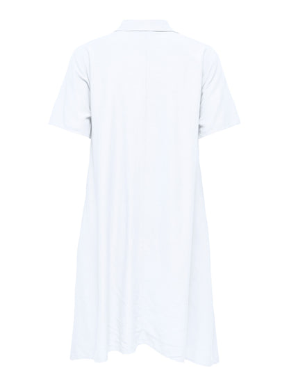 Caya Linen Short Sleeve Dress