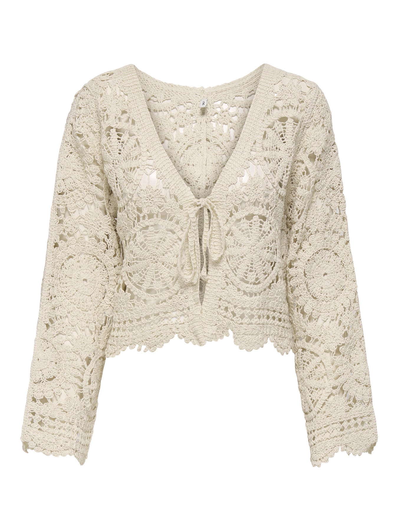 Waterly Crochet Tie Cardigan