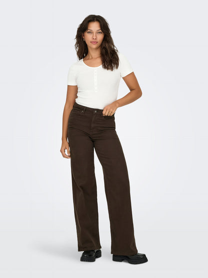 Madison High Waisted Wide Leg Jeans