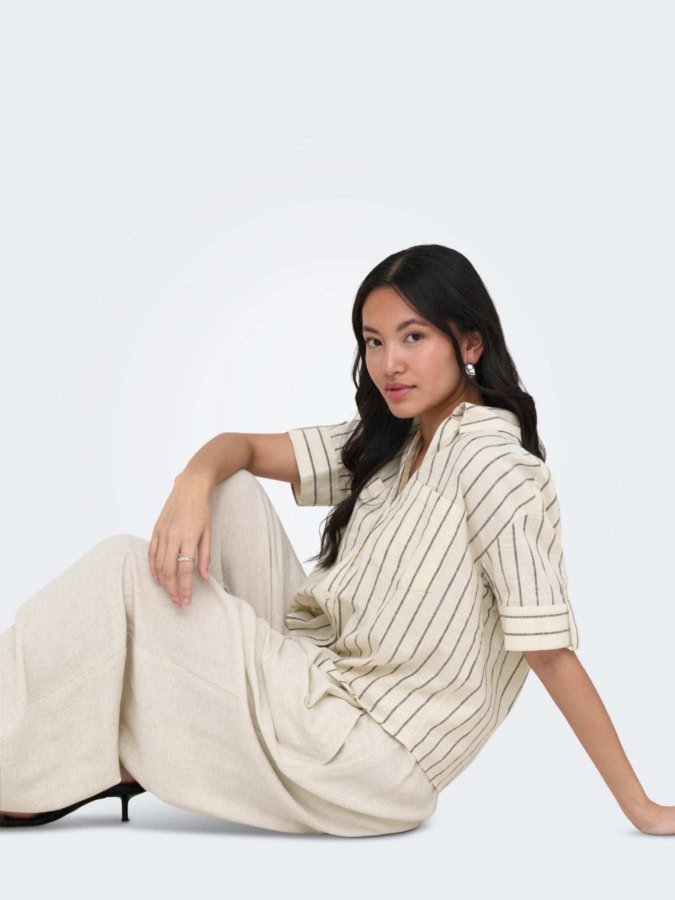 Tizana Stripe Short Sleeve Shirt
