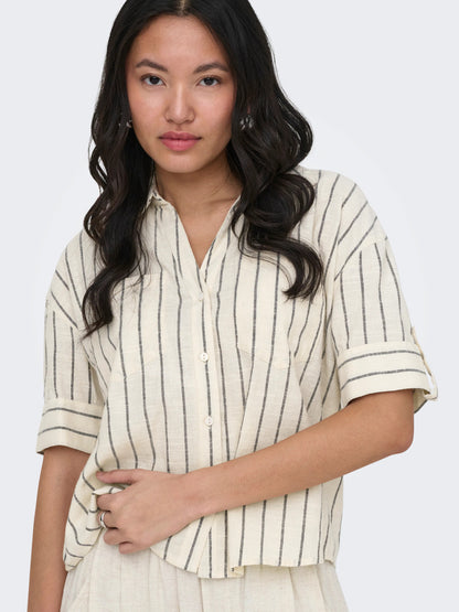 Tizana Stripe Short Sleeve Shirt