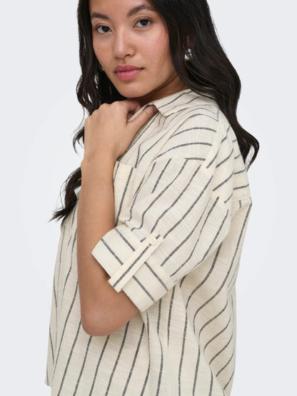 Tizana Stripe Short Sleeve Shirt