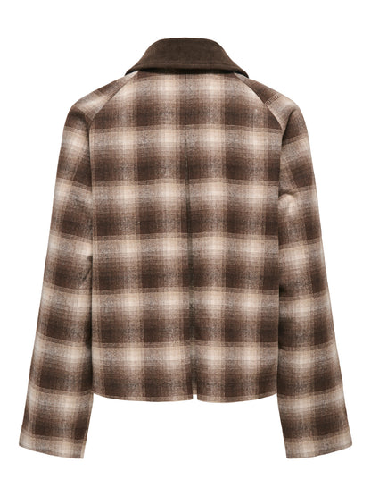 Kine Checked Cord Jacket