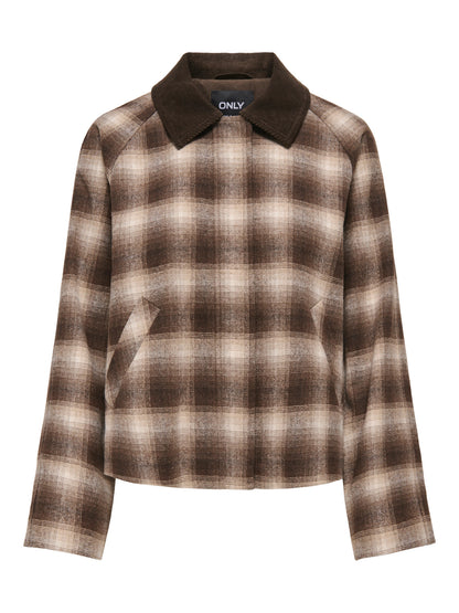 Kine Checked Cord Jacket