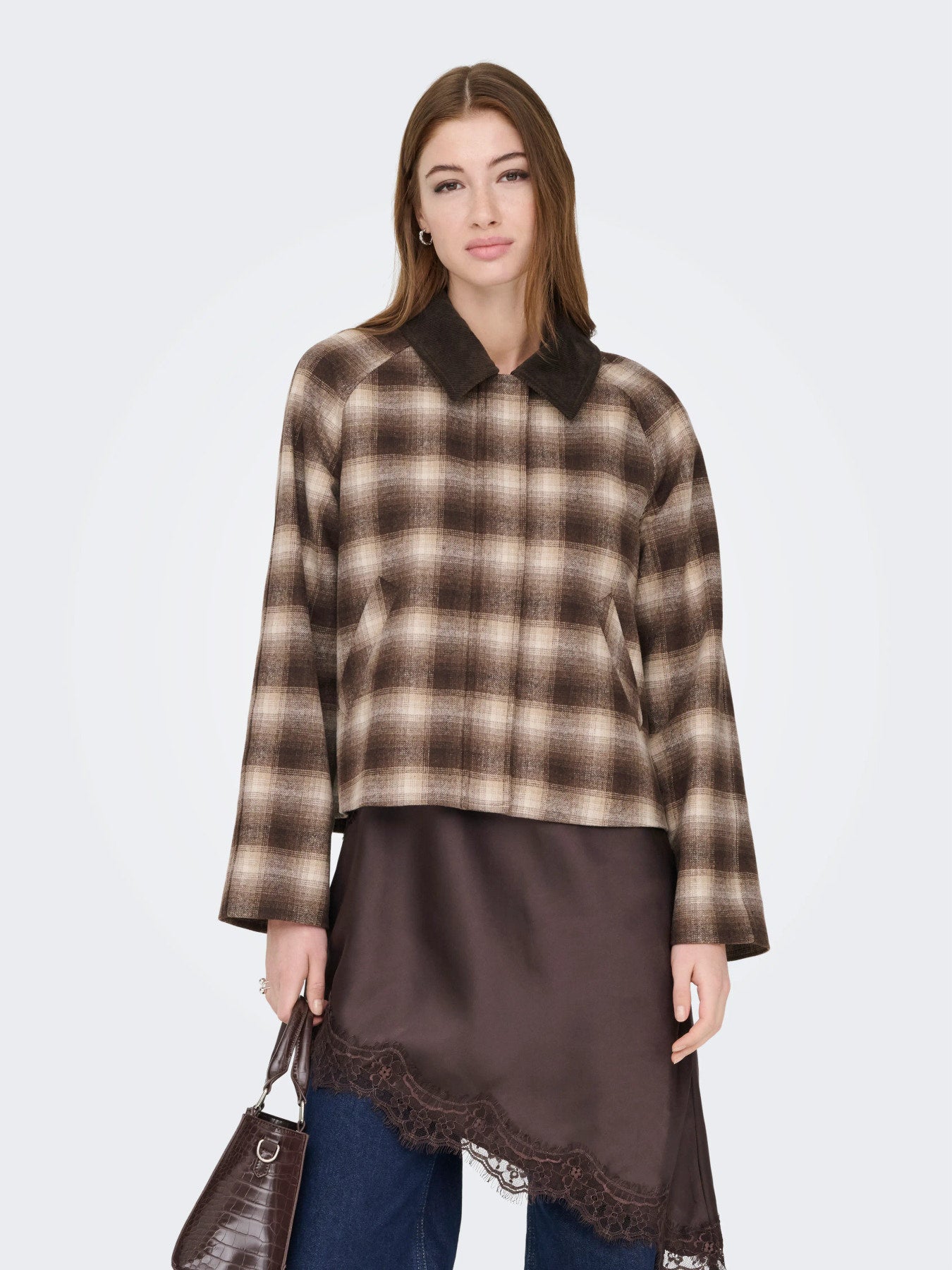 Kine Checked Cord Jacket