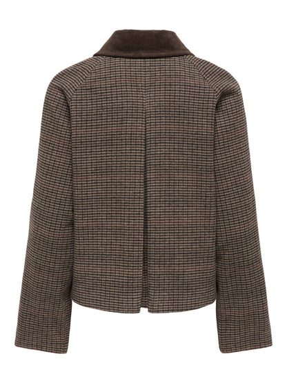 Kine Checked Cord Jacket