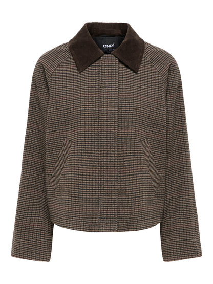 Kine Checked Cord Jacket