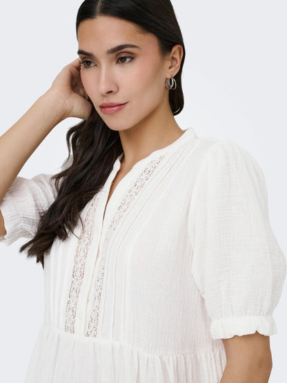 Theis Half Sleeve Lace Dress