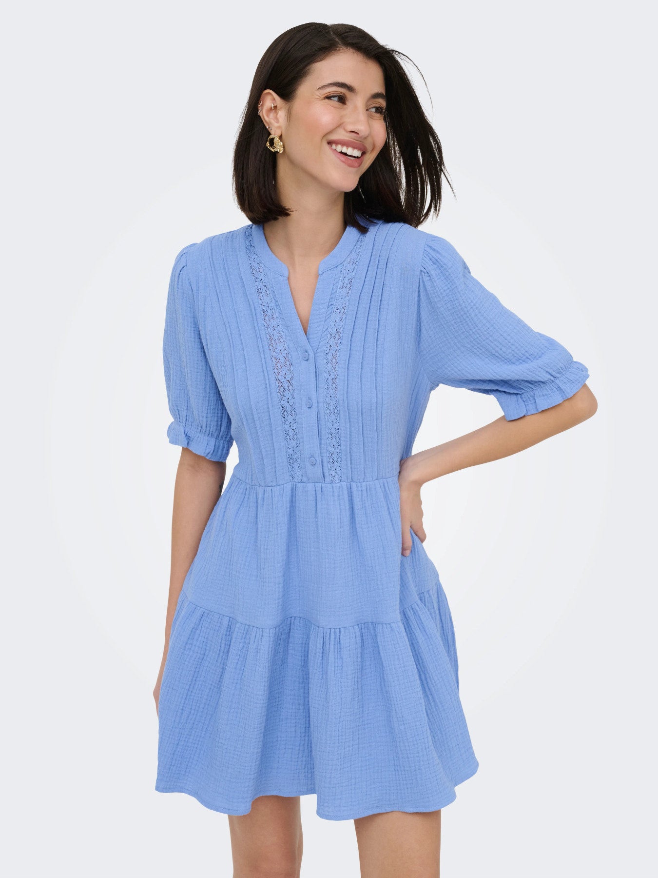 Theis Half Sleeve Lace Dress
