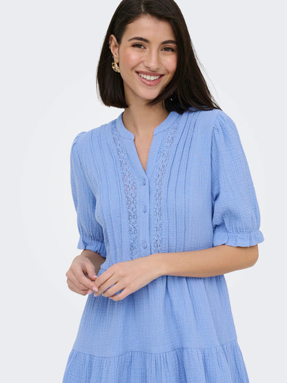 Theis Half Sleeve Lace Dress