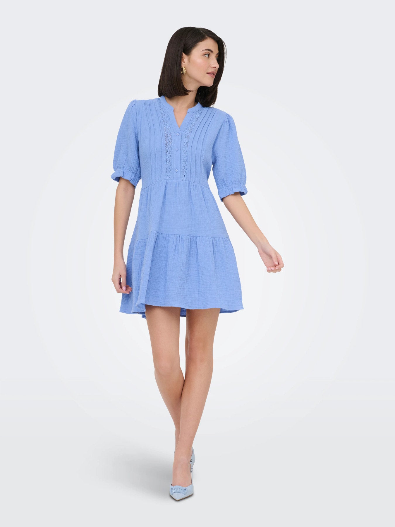 Theis Half Sleeve Lace Dress