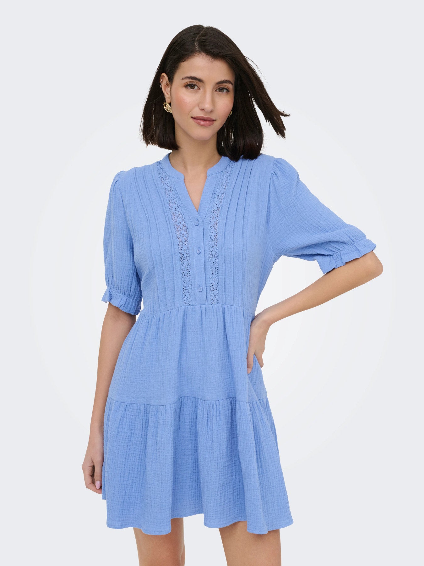Theis Half Sleeve Lace Dress