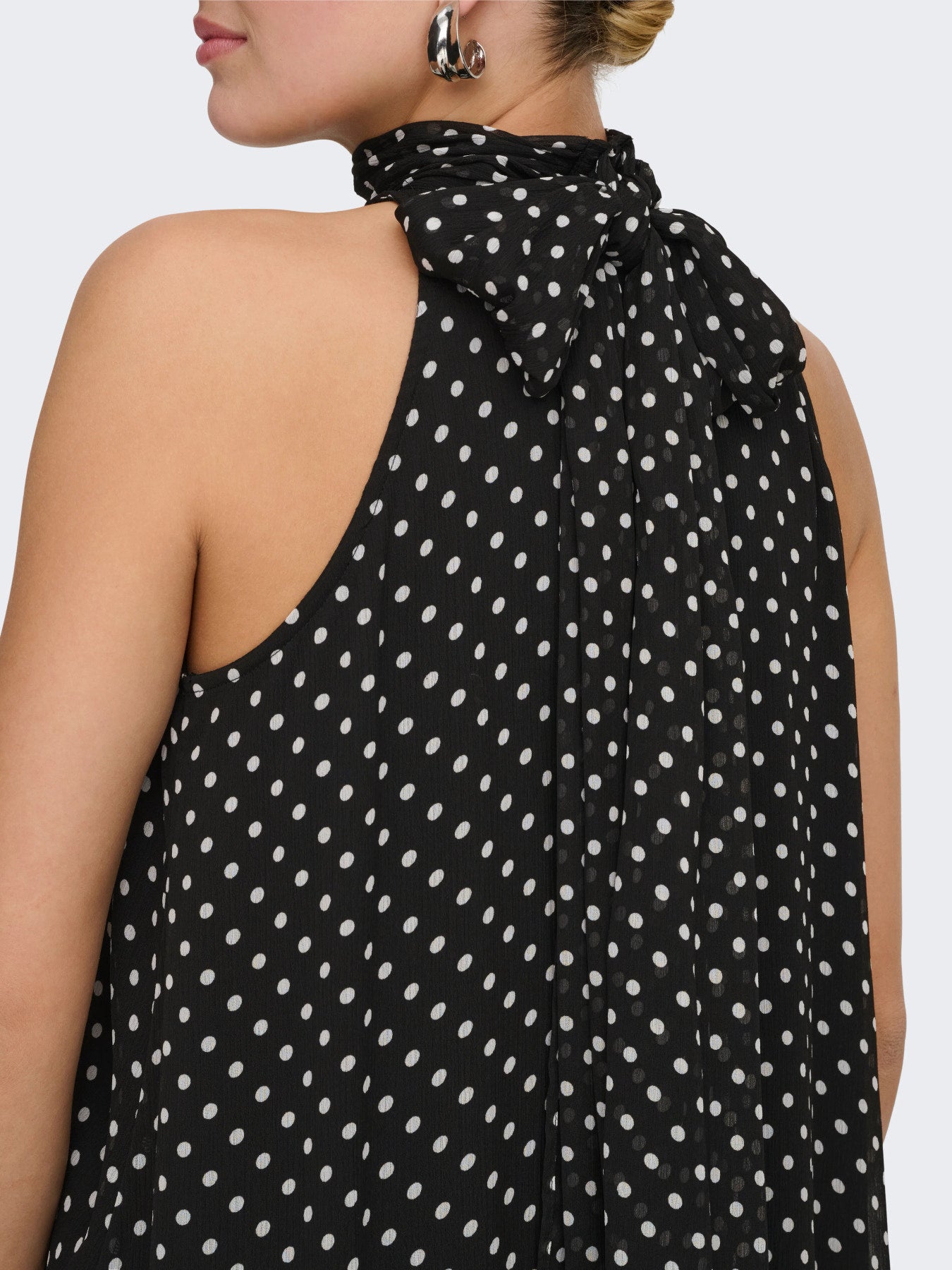 Pola Halterneck Midi Dress
