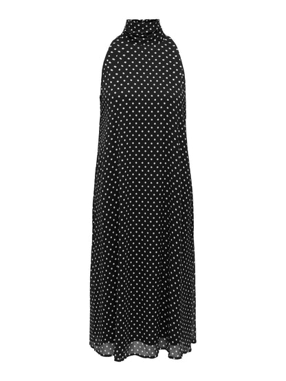 Pola Halterneck Midi Dress