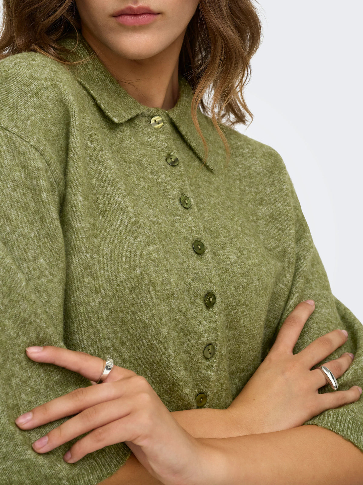 Macey 3/4 Polo Cardigan