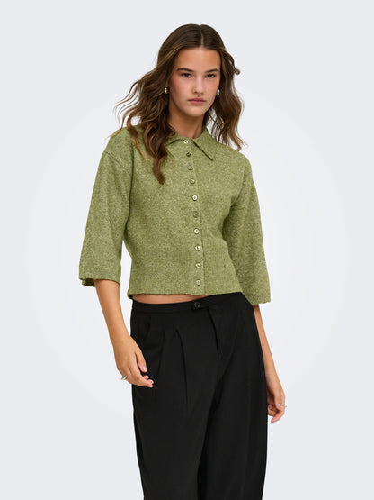 Macey 3/4 Polo Cardigan