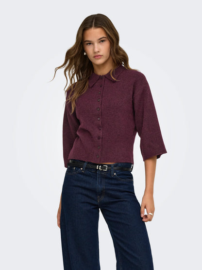 Macey 3/4 Polo Cardigan