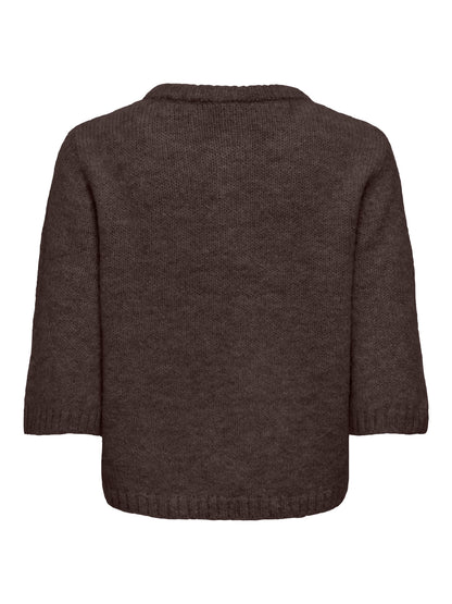 Maggie Short Sleeve Button O-Neck