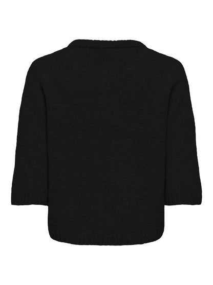 Maggie Short Sleeve Button O-Neck