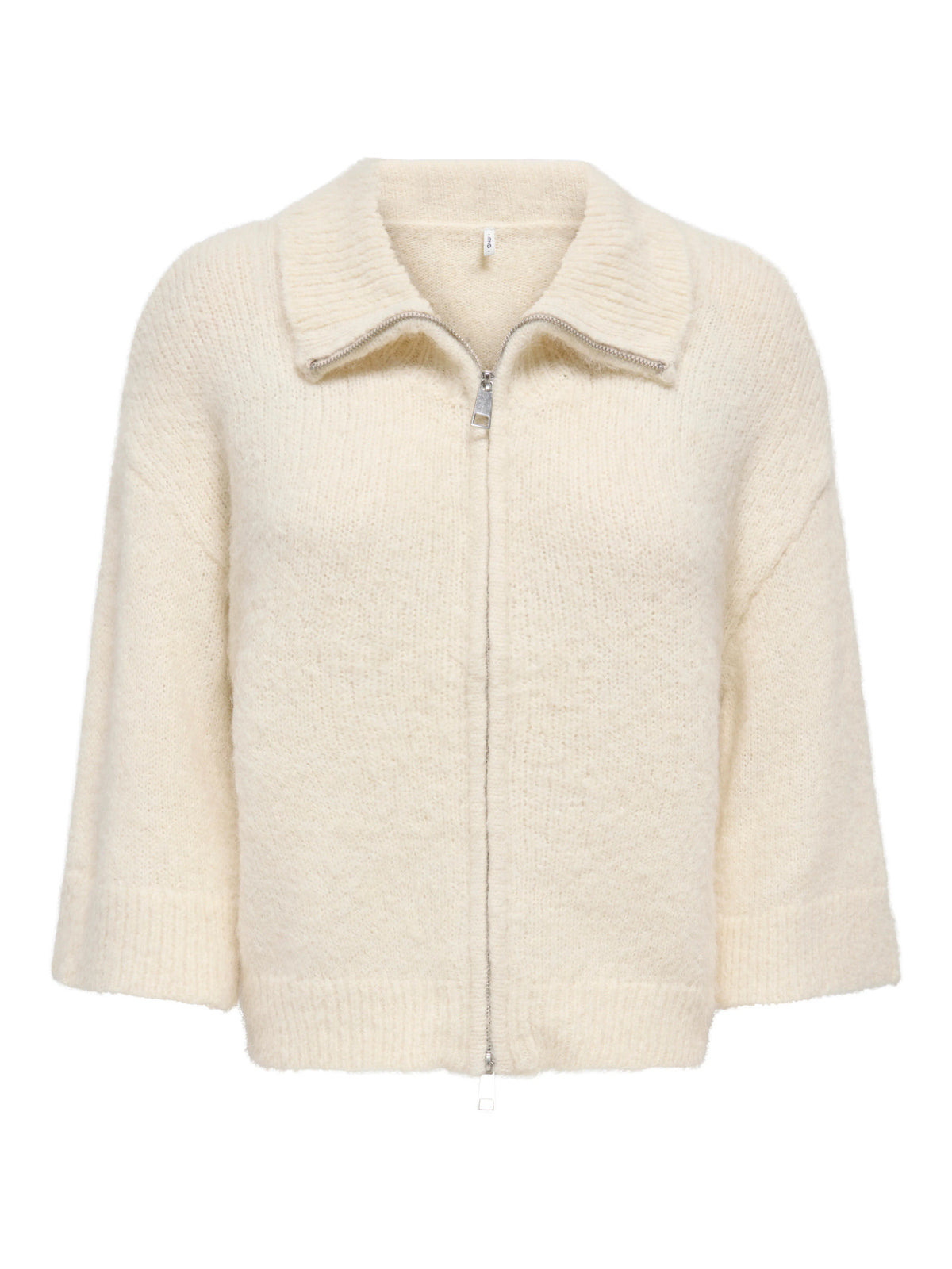 Maggie 3/4 Wide Zip Cardi