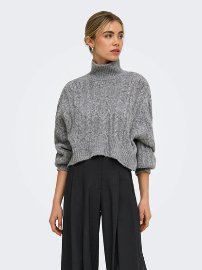 Hilde Short Cable Knit