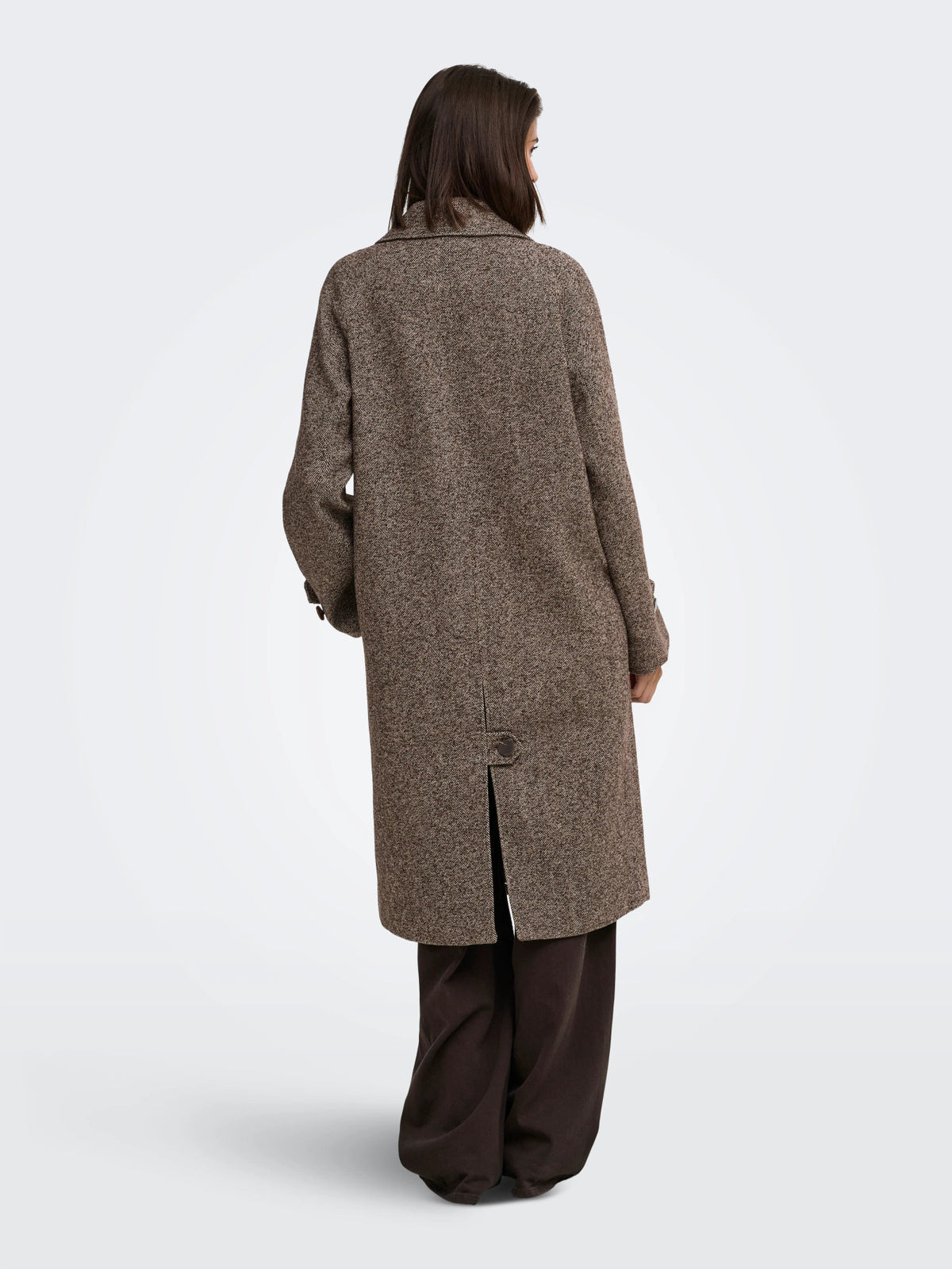 Vinga Herringbone Long Coat