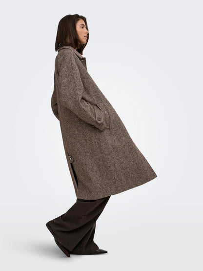 Vinga Herringbone Long Coat