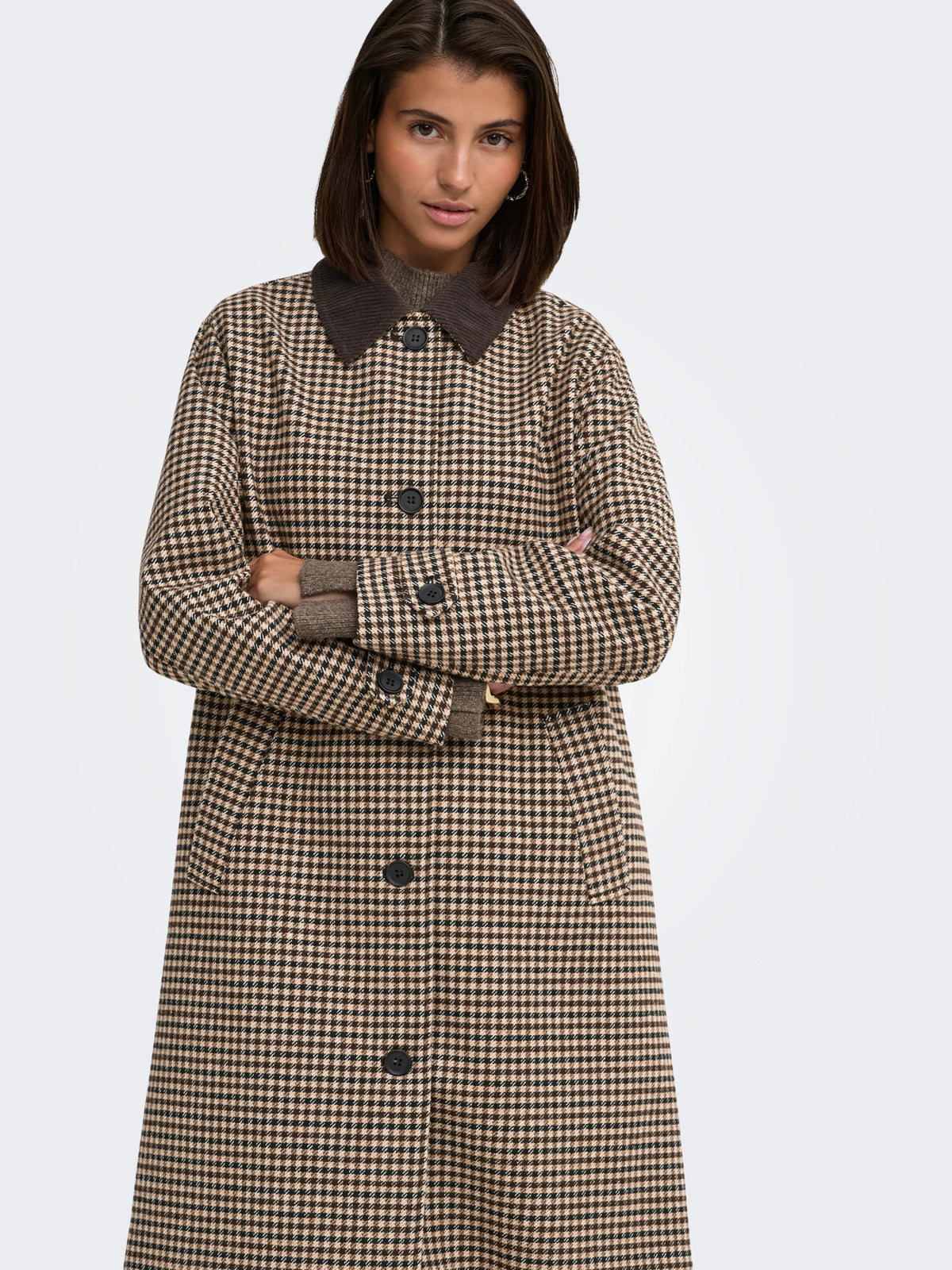 Valerie Check Coat