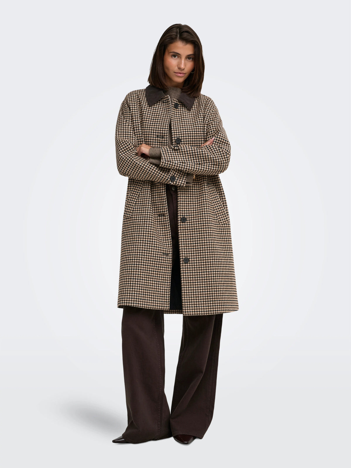 Valerie Check Coat