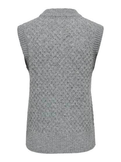 Bigum O-Neck Vest Knit
