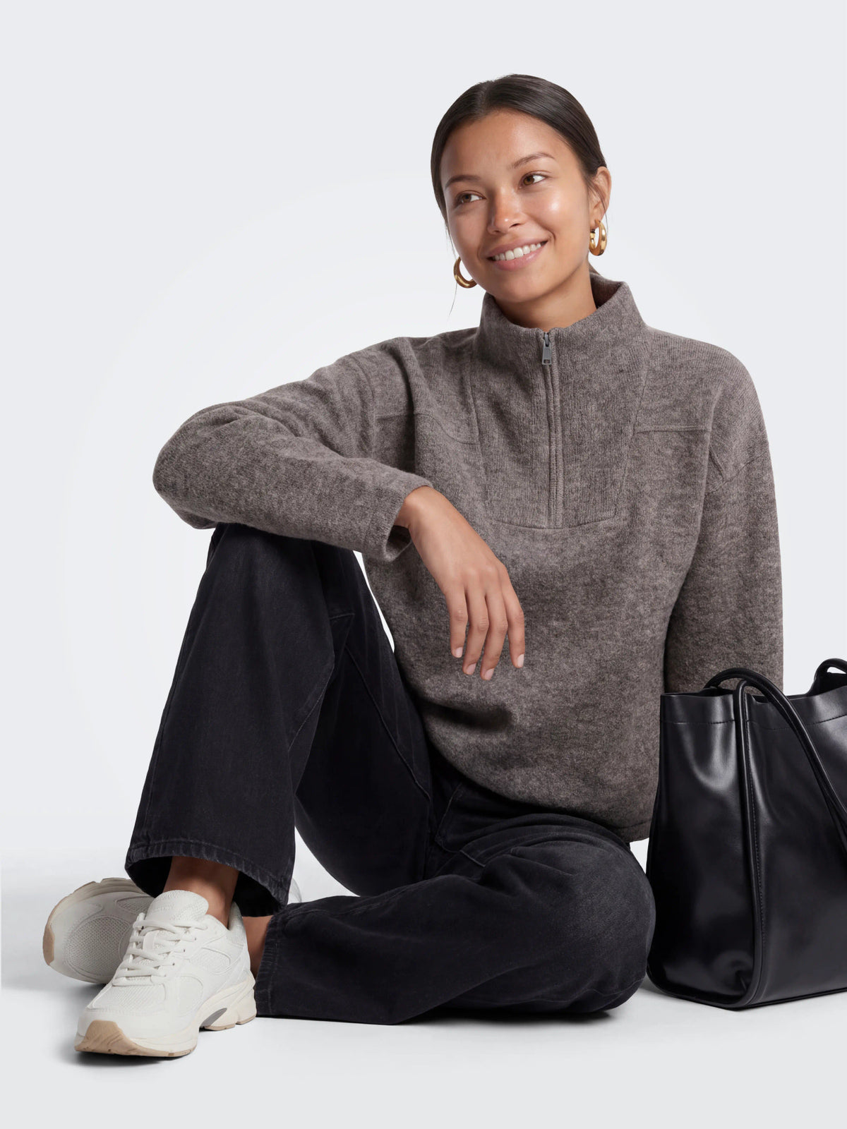 Clara Half Zip Knit