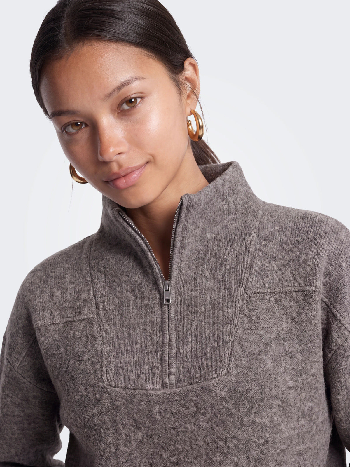 Clara Half Zip Knit