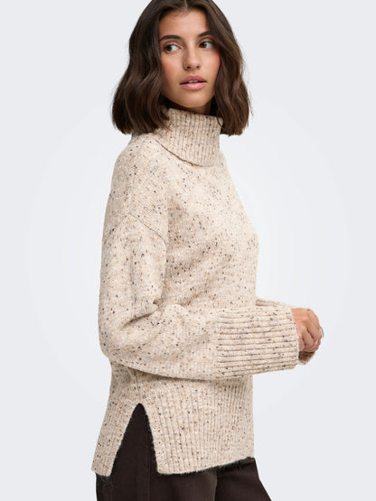 Sabine Long Sleeve Cowl Neck Pullover Knit