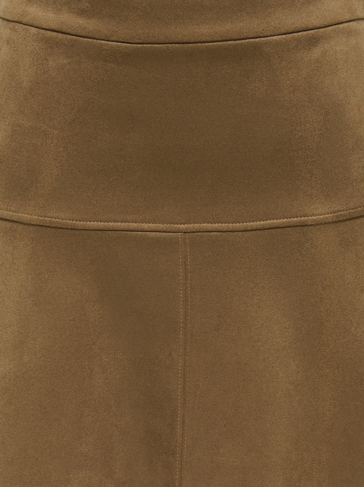Isla Life Midi Faux Suede Skirt