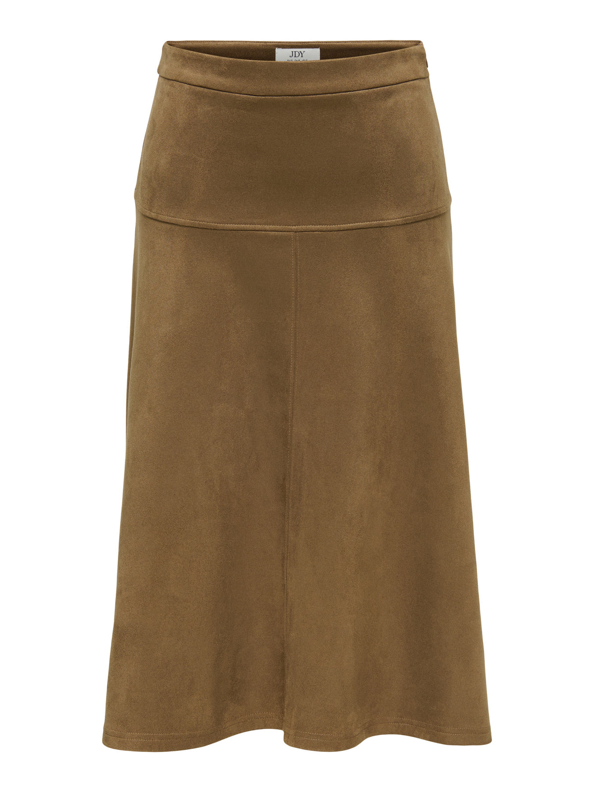 Isla Life Midi Faux Suede Skirt