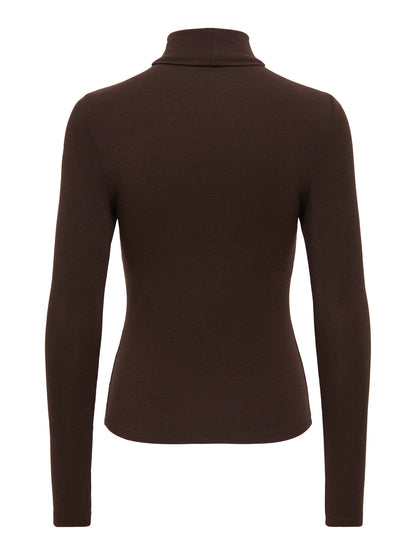 Glamour Long Sleeve Roll Neck Top