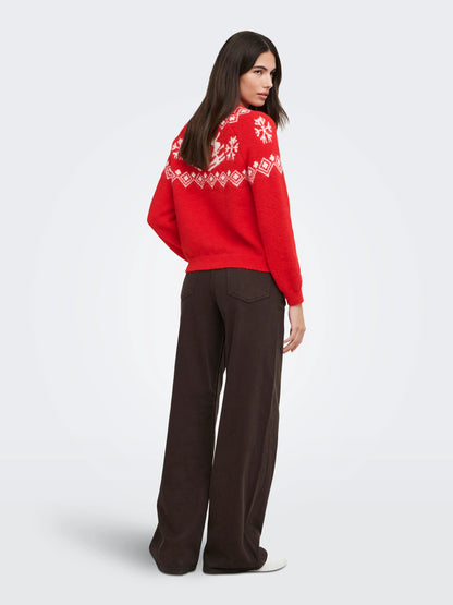 Xmas O-Neck Knit