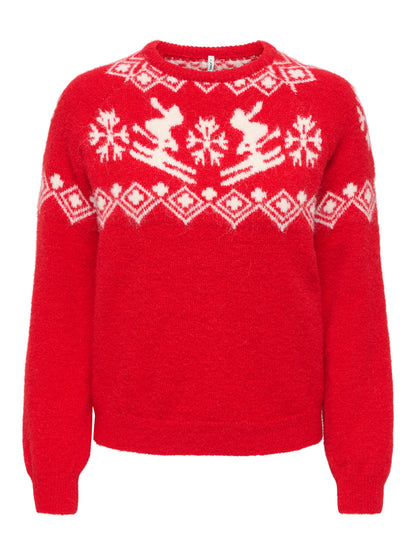 Xmas O-Neck Knit