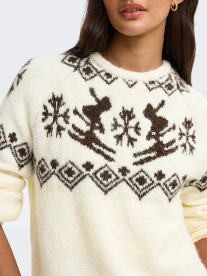 Xmas O-Neck Knit