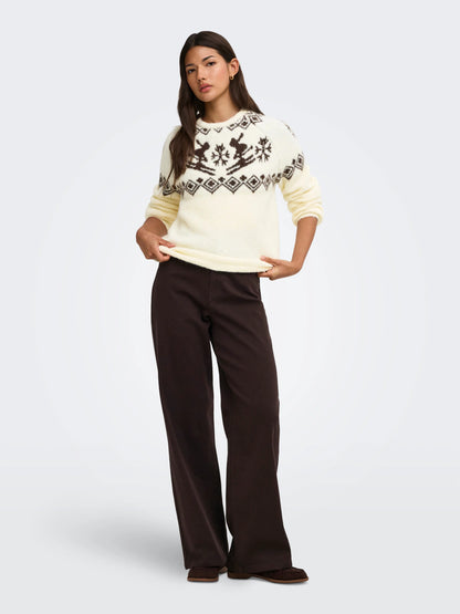Xmas O-Neck Knit