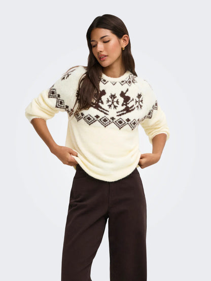 Xmas O-Neck Knit
