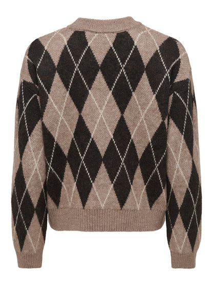 Bianka Argyle Pullover Knit