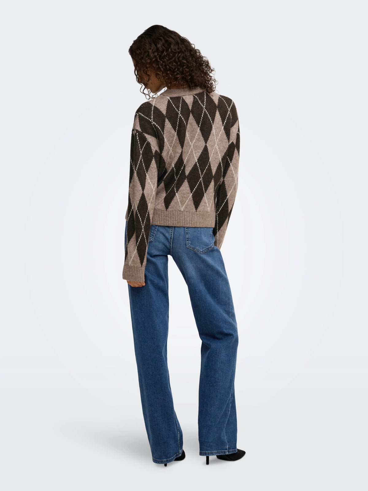 Bianka Argyle Pullover Knit