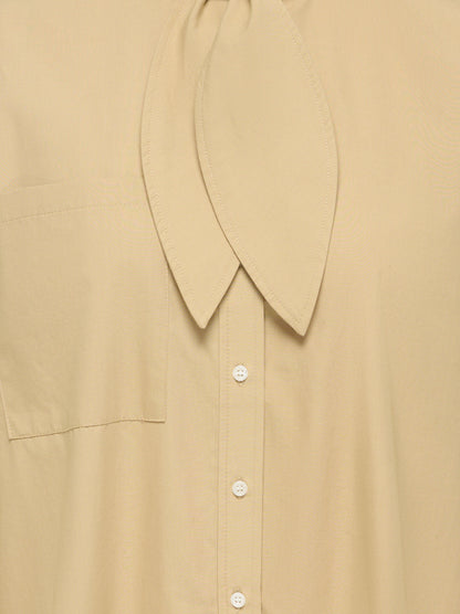 Camala Long Sleeve Tie Shirt
