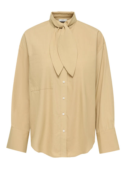 Camala Long Sleeve Tie Shirt