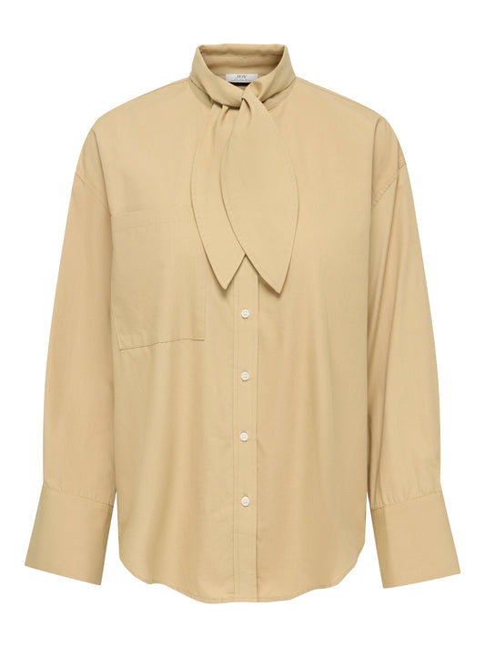 Camala Long Sleeve Tie Shirt