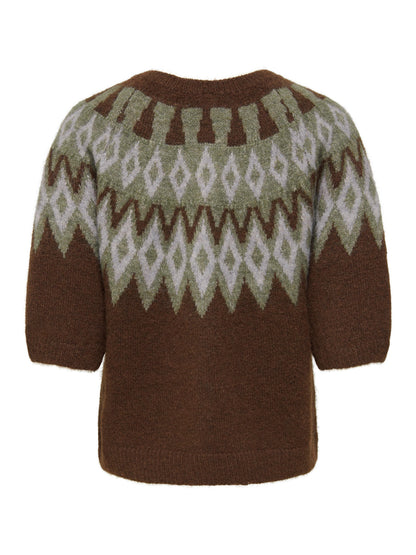 Reykja Fair Isle O-Neck Cardi